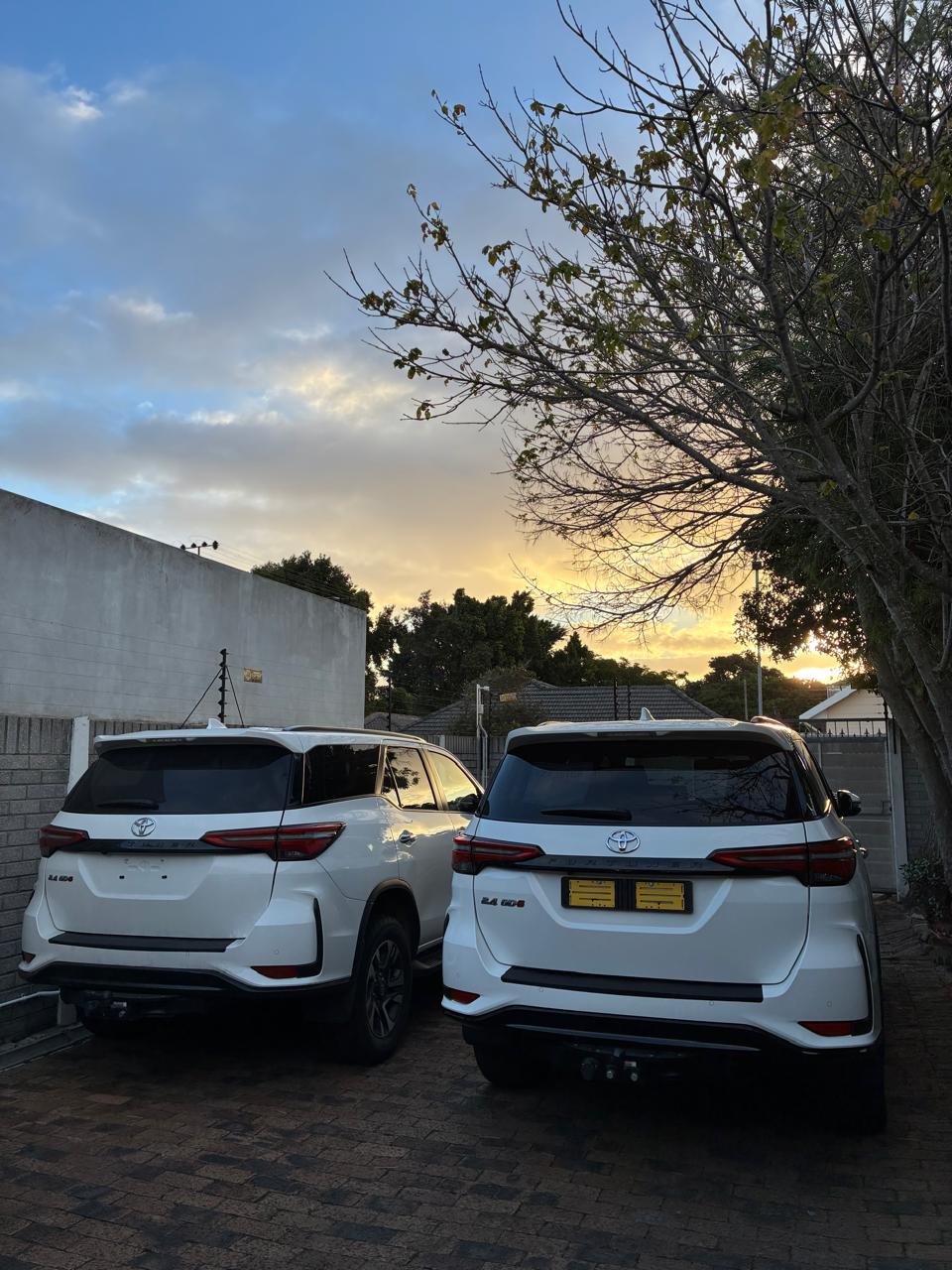 i-Drive minibus at sunset